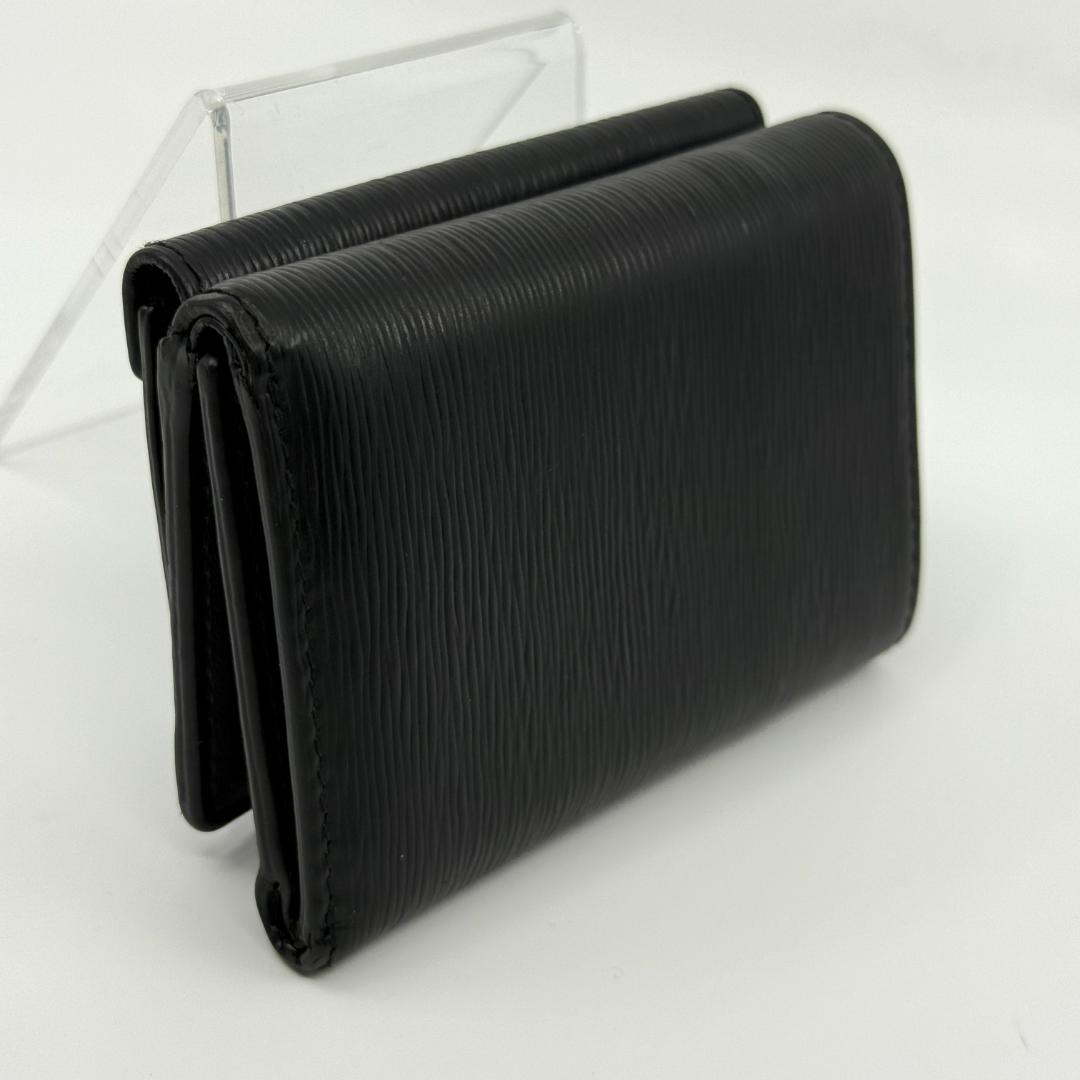 美品 PRADA ブラック 三つ折り財布 プラダ