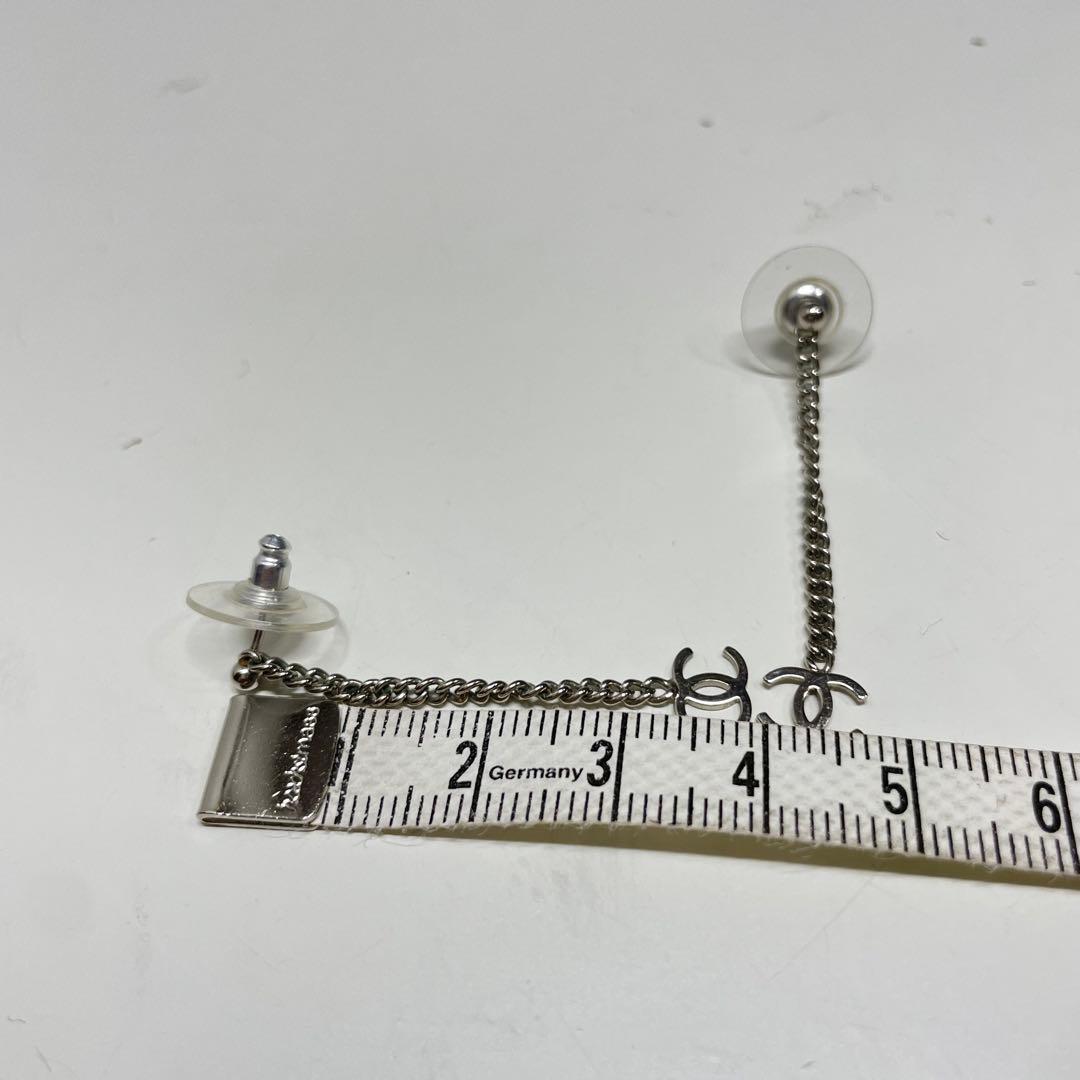 a*a様 CHANEL シルバー チェーンピアス