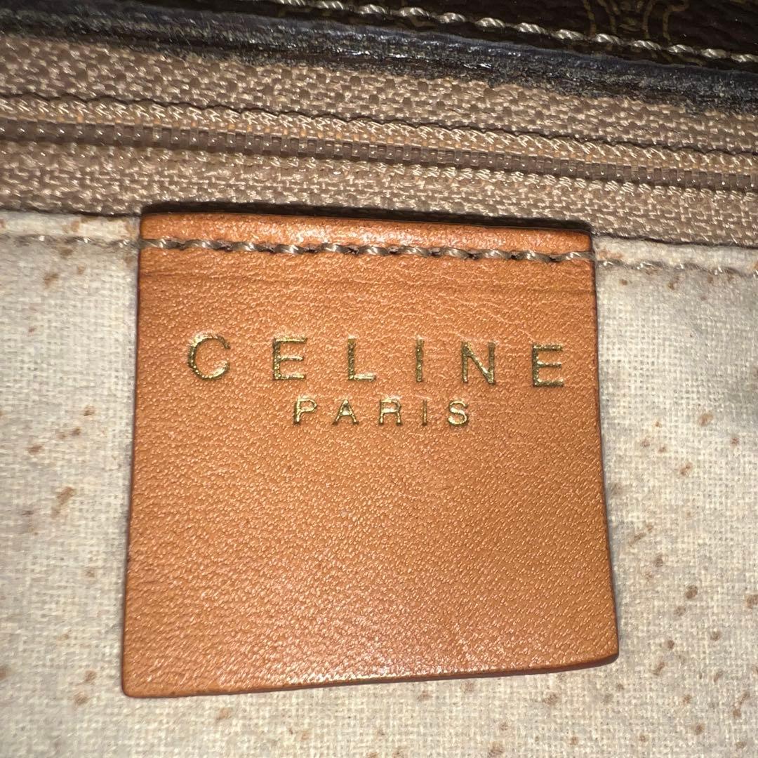 美品✨希少✨セリーヌ ガンチーニハンドル マカダム ハンドバッグ ビンテージ