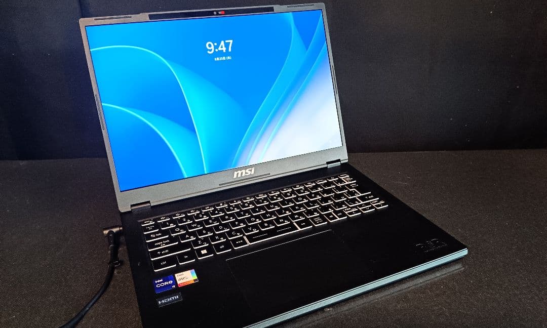 【Core i9】の異次元を体験してみたい方へ MSI 14型ノートPC