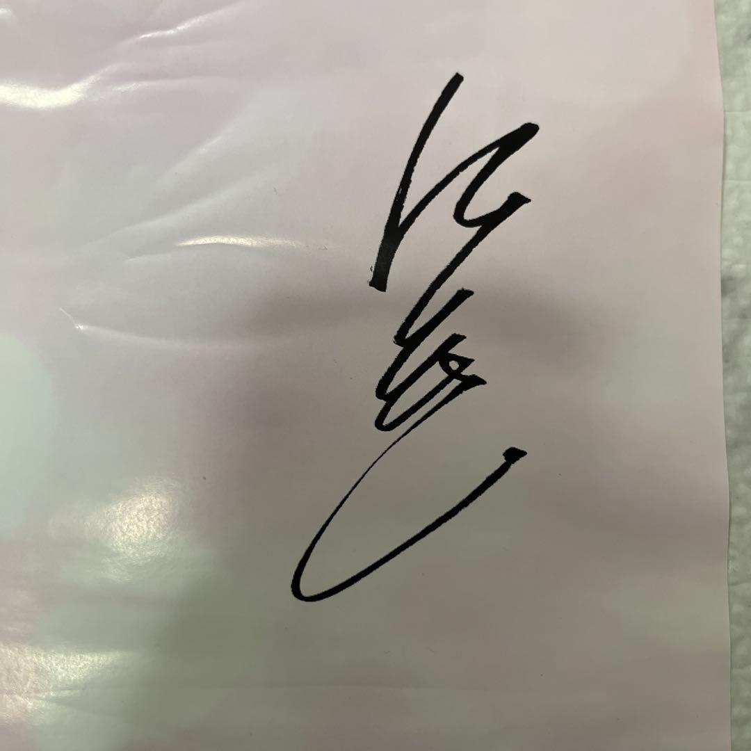 テックジャイアン　美少女　サンタ衣装キャラクターポスター サイン入り