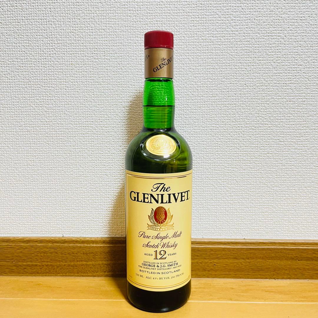 【古酒】ザ・グレンリベット ピュアシングルモルト 12年　750ml ②
