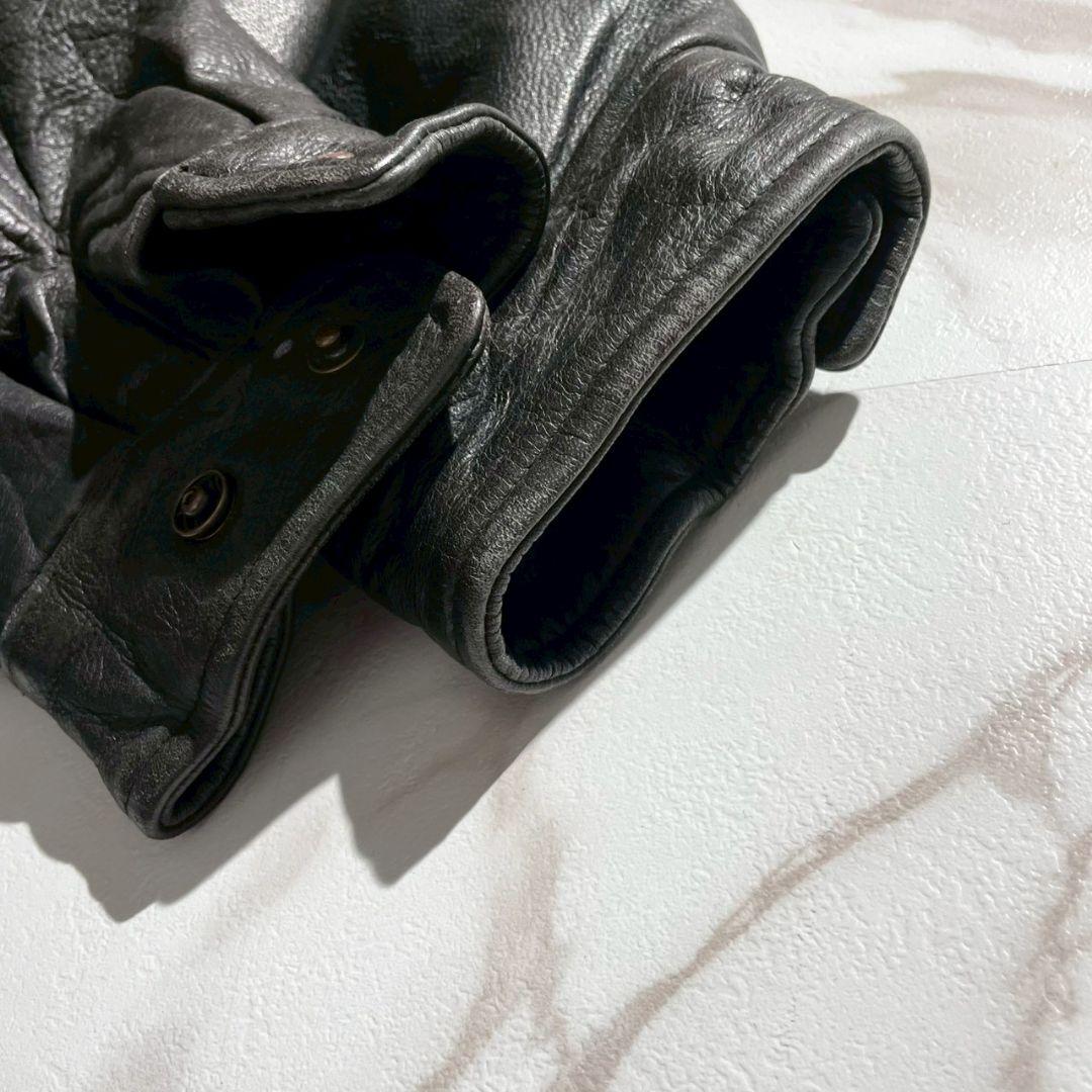 90's ダウンジャケット Eddie Bauer レザージャケット XXL