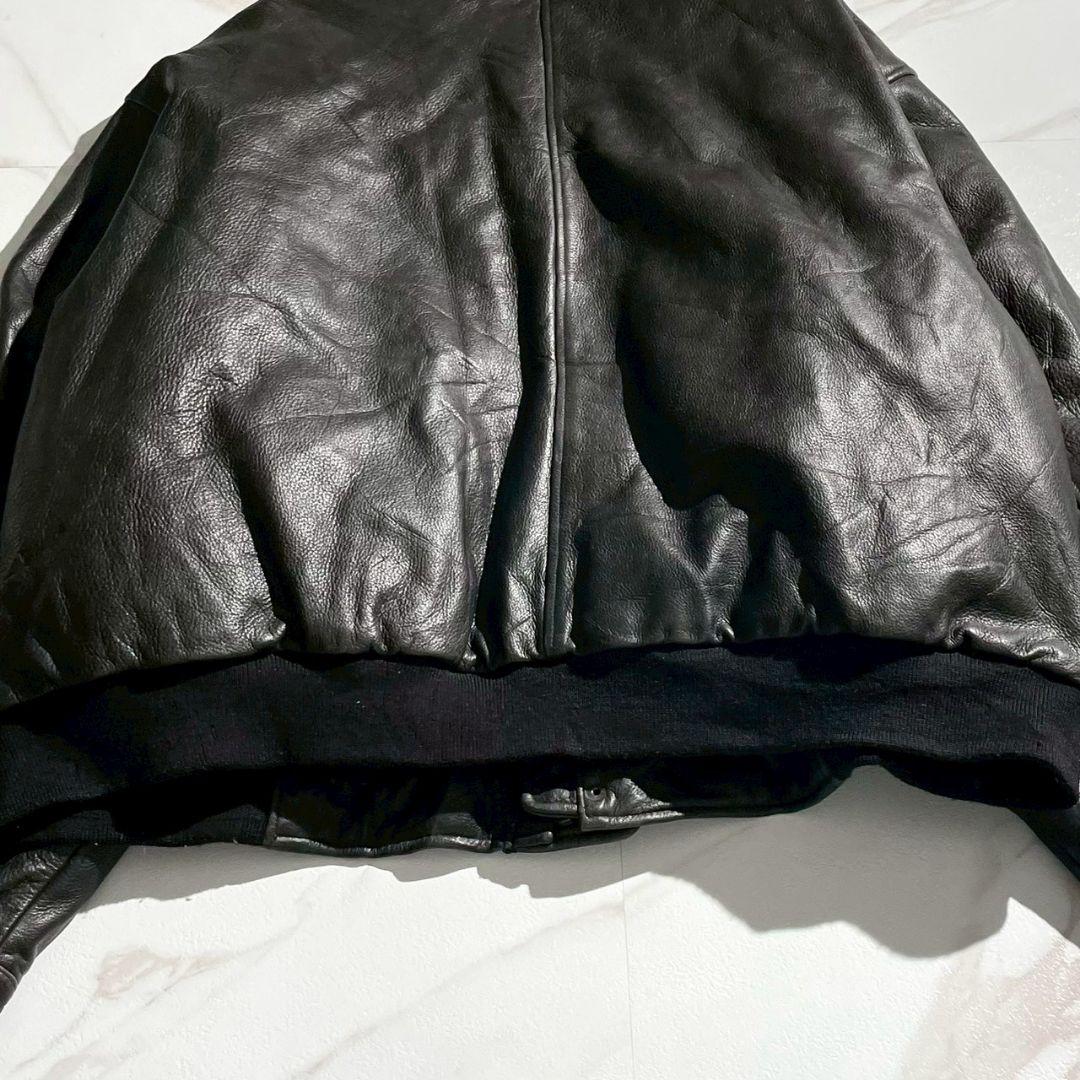 90's ダウンジャケット Eddie Bauer レザージャケット XXL