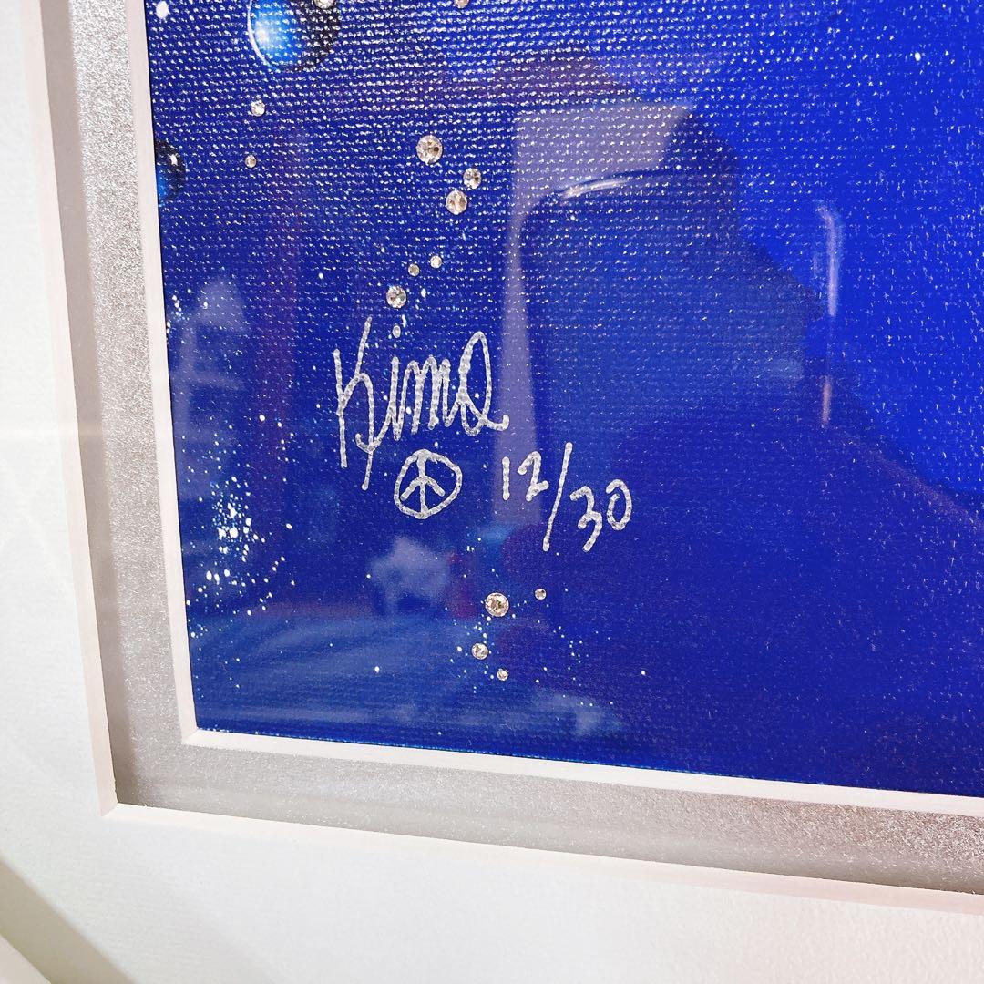 キモ KIMO 作家 ドルフィンハーモニー 絵画 限定エディション 直筆サイン