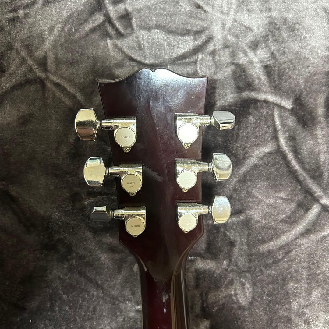 Burny エレキギター サンバースト　楽器 ソフトケース付き