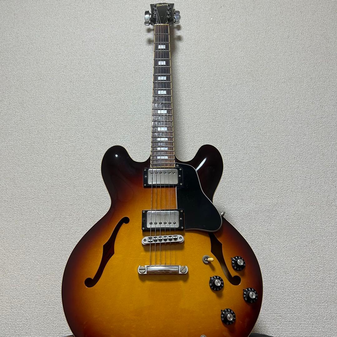 Burny エレキギター サンバースト　楽器 ソフトケース付き