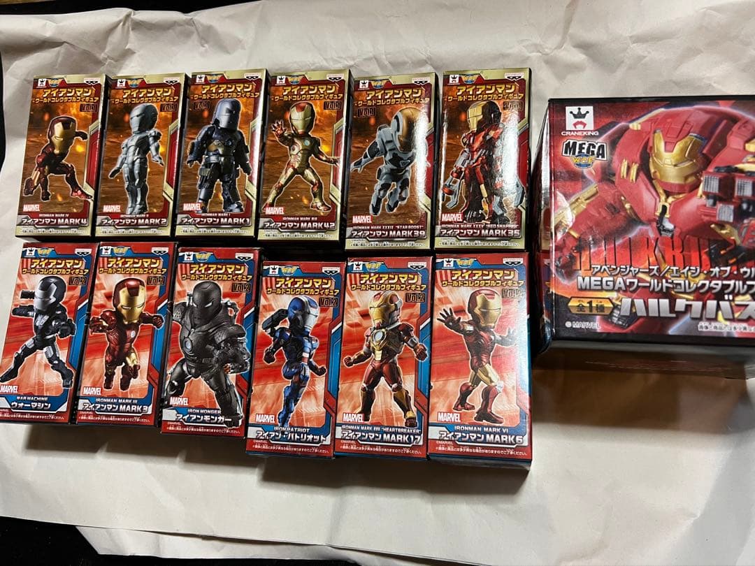 アイアンマン ワーコレ12体セット＋ハルクバスター
