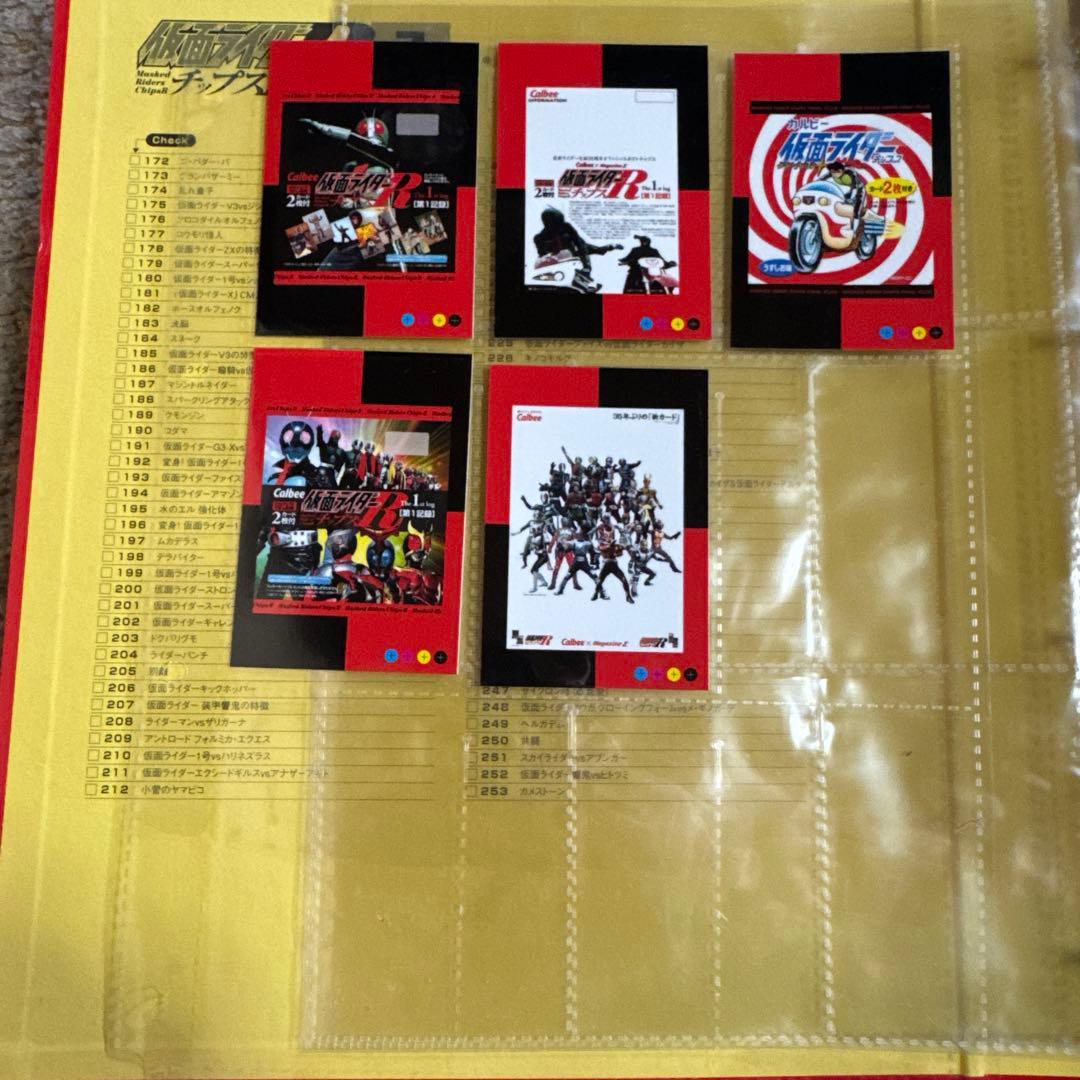 ［エラー3種］仮面ライダーチップスRフルコンプ＋オマケ有り