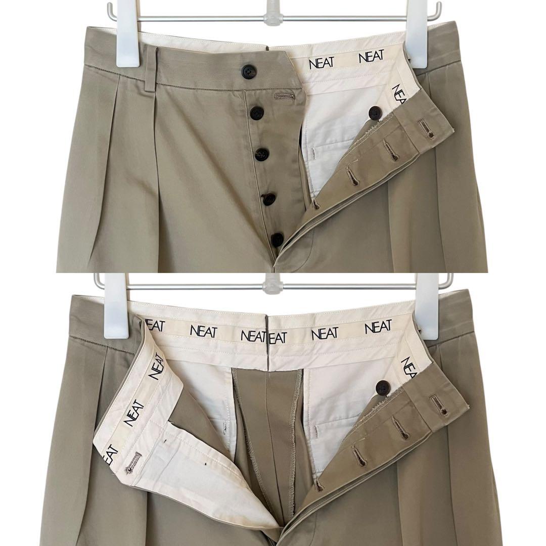 名作 美品 NEAT 42 NEAT Chino チノパンツ BEIGE