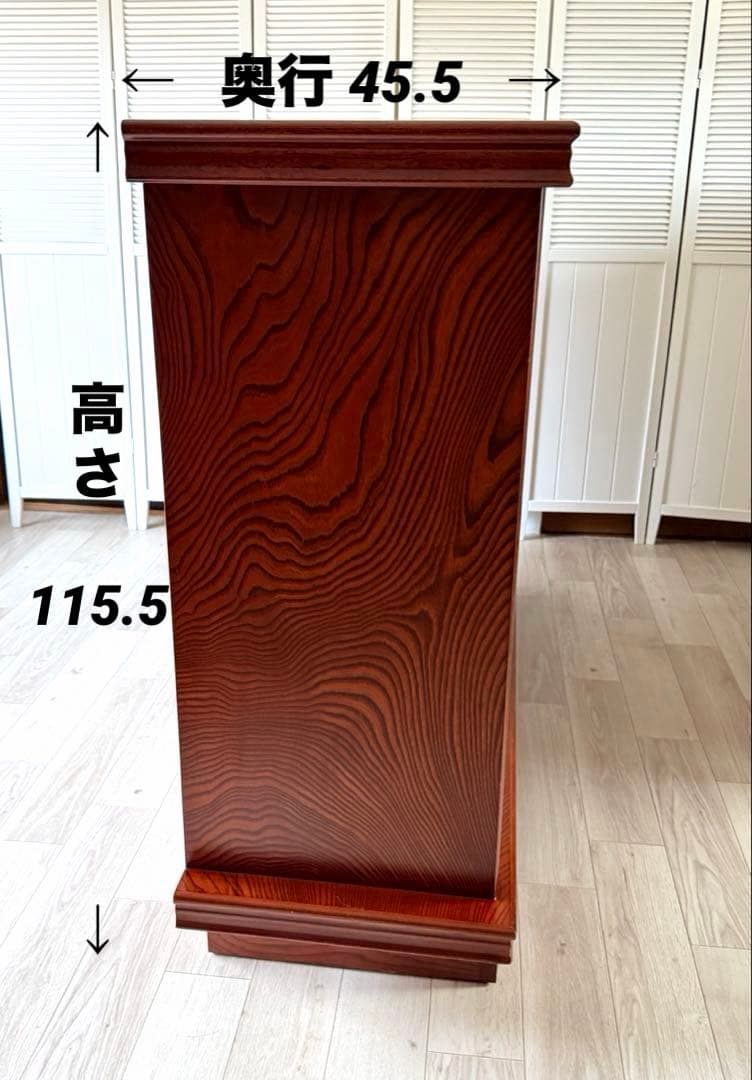 最終値下げ! 欅材 レトロ茶箪笥 水箪笥 古家具 昭和 アンティーク 収納棚