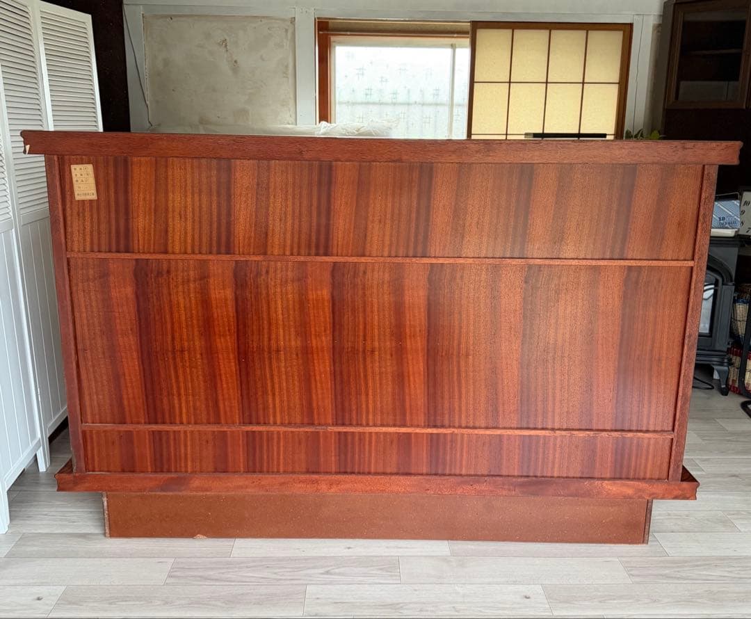 最終値下げ! 欅材 レトロ茶箪笥 水箪笥 古家具 昭和 アンティーク 収納棚