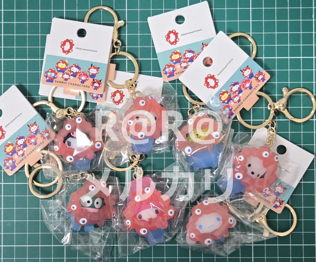 万博　立体マスコットクリアカラーキーホルダー　サンリオ　EXPO2025　コンプ