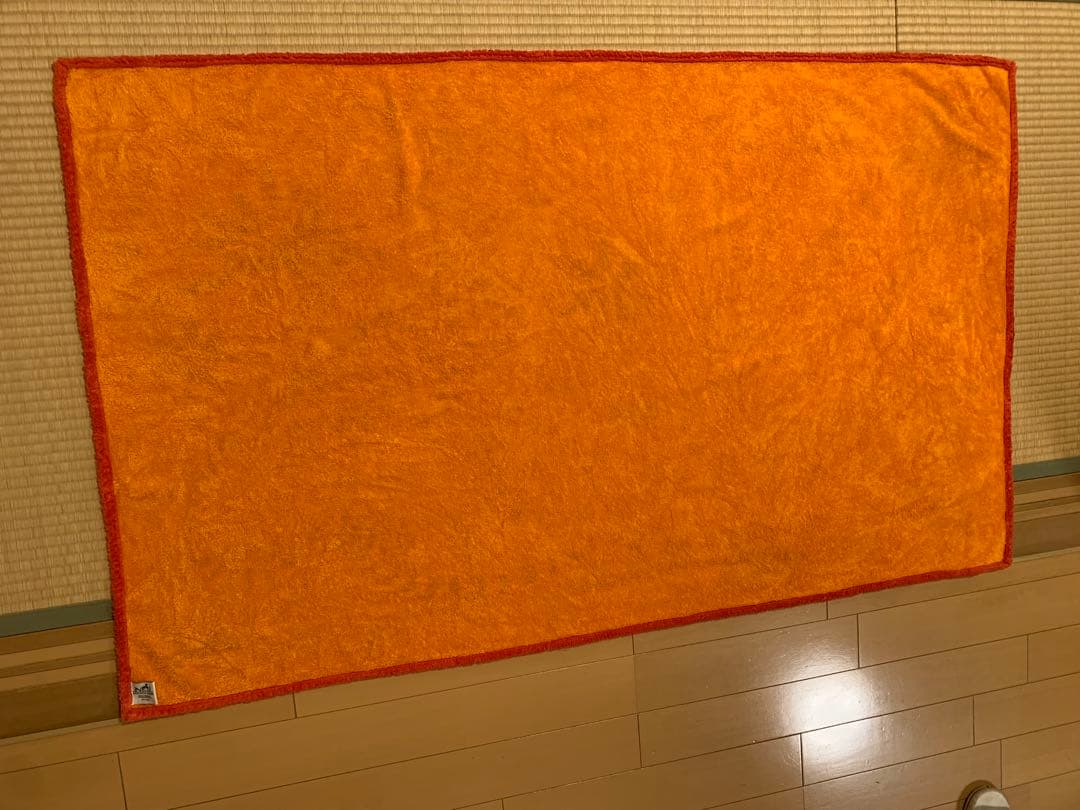 HERMES レオパード柄 バスタオル 90*152