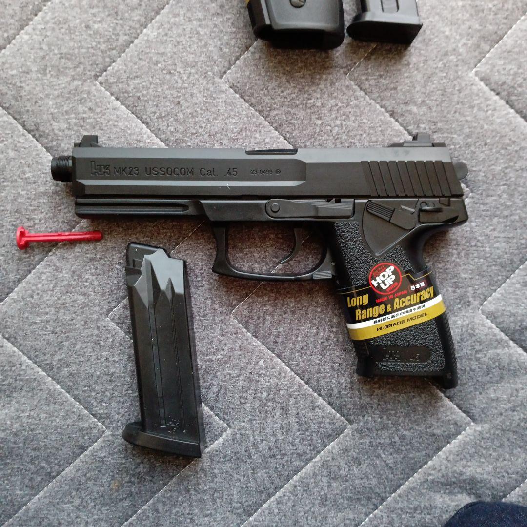 【強烈威力】東京マルイエアガン、シグザウエルP228とソーコムＭK23新品18禁