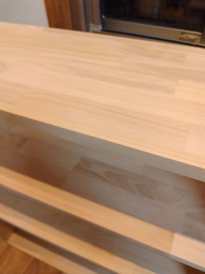 木製　ハンドメイド　オーダー　目の字　棚　シェルフ　ラック　本棚　マンガ　収納