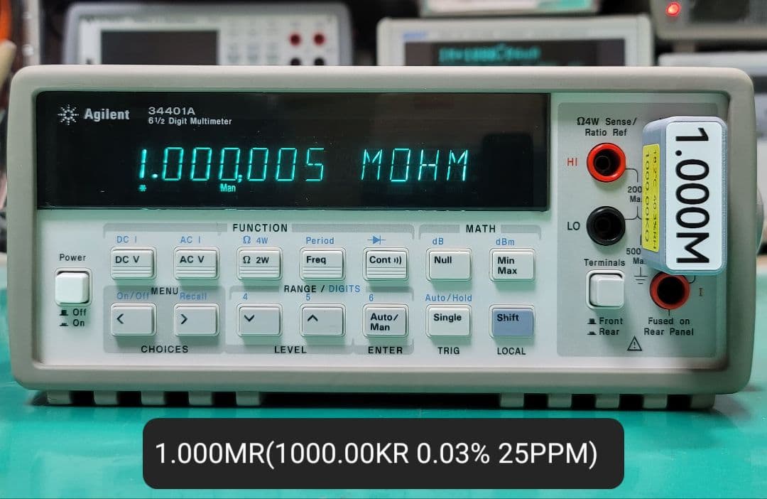 HP/Agilent 34401A 6.5桁 デジタルマルチメーター整備品