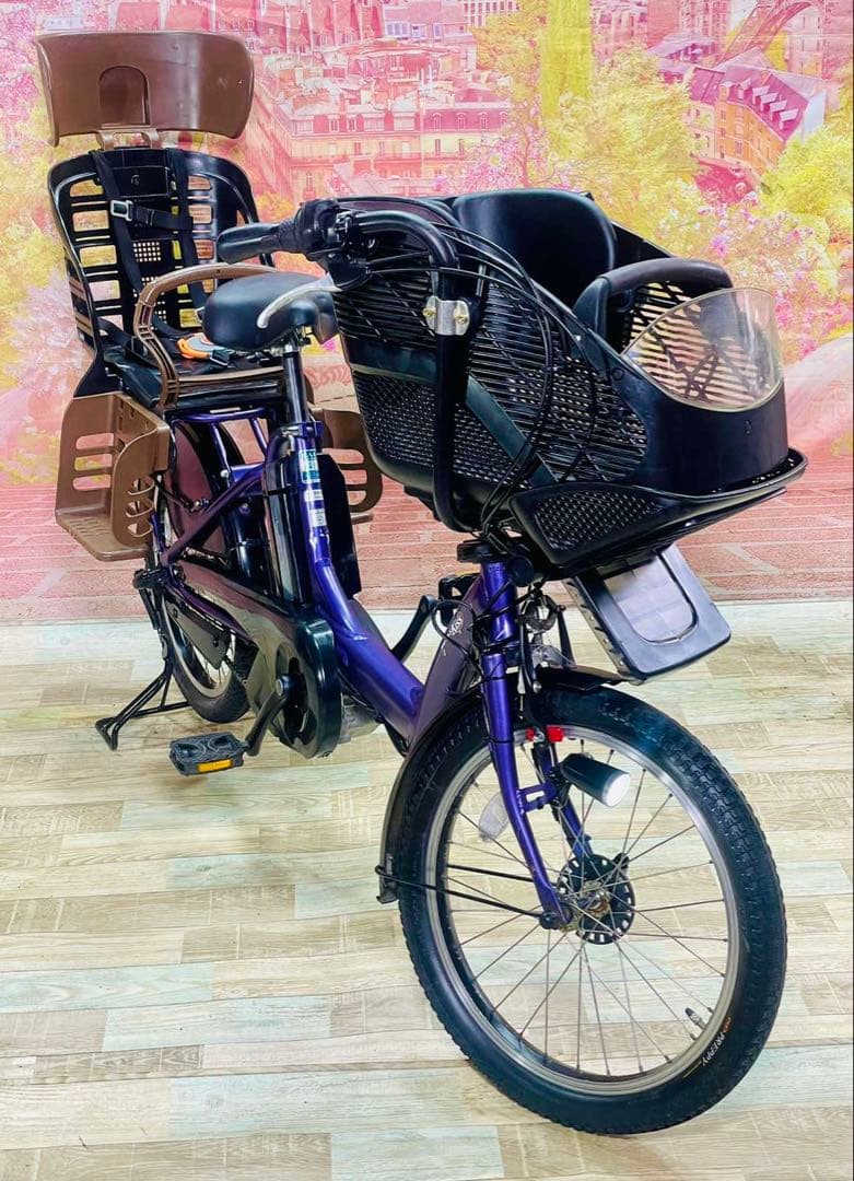 K3064 電動自転車ヤマハ パスキス 子供乗せ 20インチ 送料無料