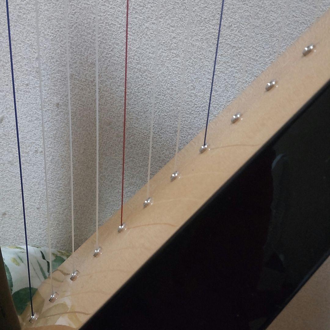 【極美品】「ベイビーハープ12本弦」ストラップ付　初心者〜　趣味　インテリア