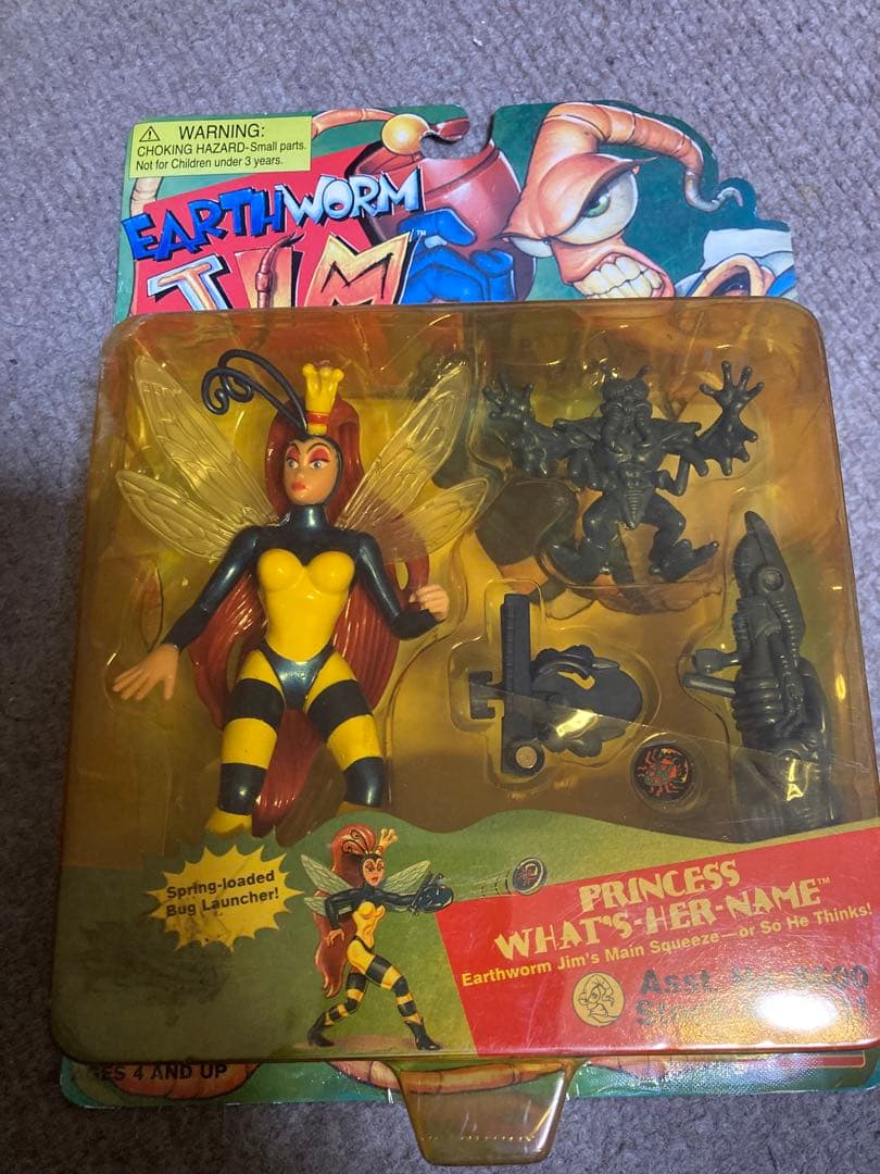ビンテージ　アクションフィギュア　EARTH WORM JIM アースワームジム