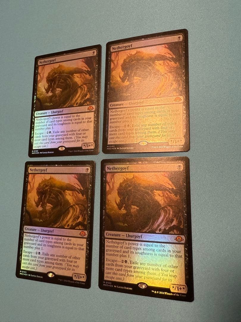 ネザーゴイフ　英語foil 4枚