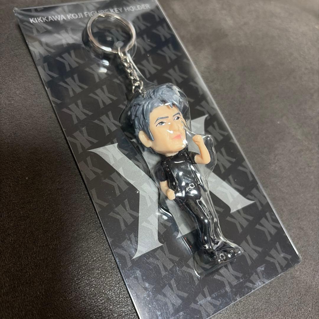 お値下げ［激レア］吉川晃司　ミニミニ兄貴キーホルダー（仮面ライダーWピック付き)