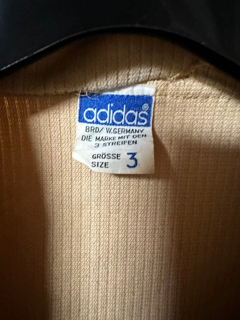 adidas ビンテージ　コーデュロイジャケット サイズ3 ベージュ　ジャージ