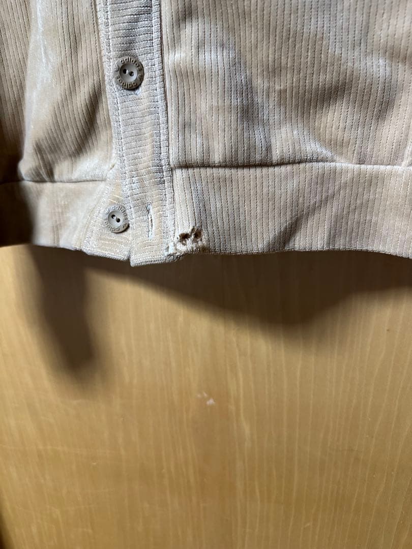 adidas ビンテージ　コーデュロイジャケット サイズ3 ベージュ　ジャージ