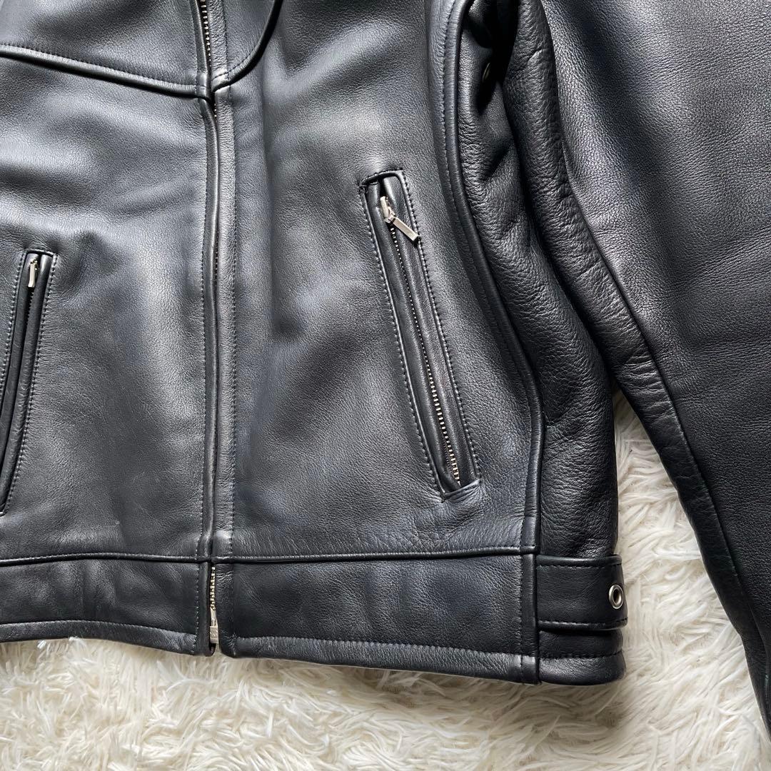 人気✨ハーレーダビッドソン　レザージャケット　シングルライダース　M ブラック