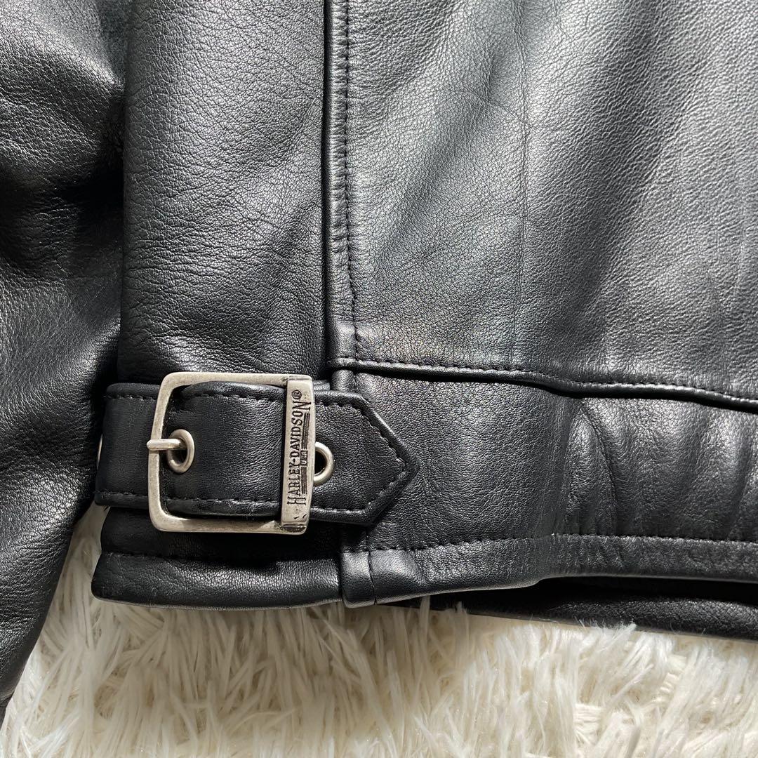 人気✨ハーレーダビッドソン　レザージャケット　シングルライダース　M ブラック