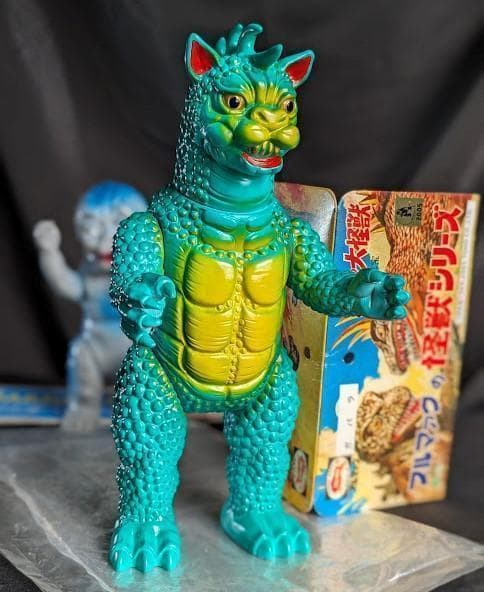 ガバラ＆ミニラ（ブルマァク復刻・マルサン）ソフビフィギュア２体セット