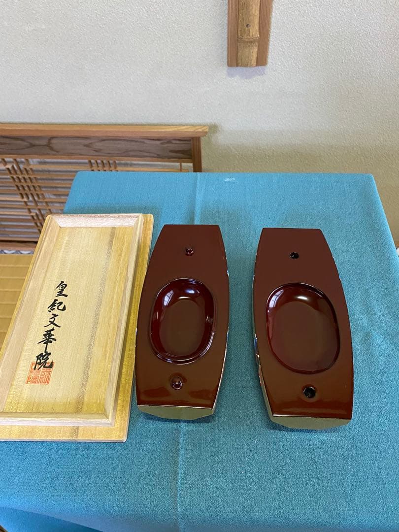 茶道具/有職ぶりぶり香合 有職庵監修 金箔押 工芸品