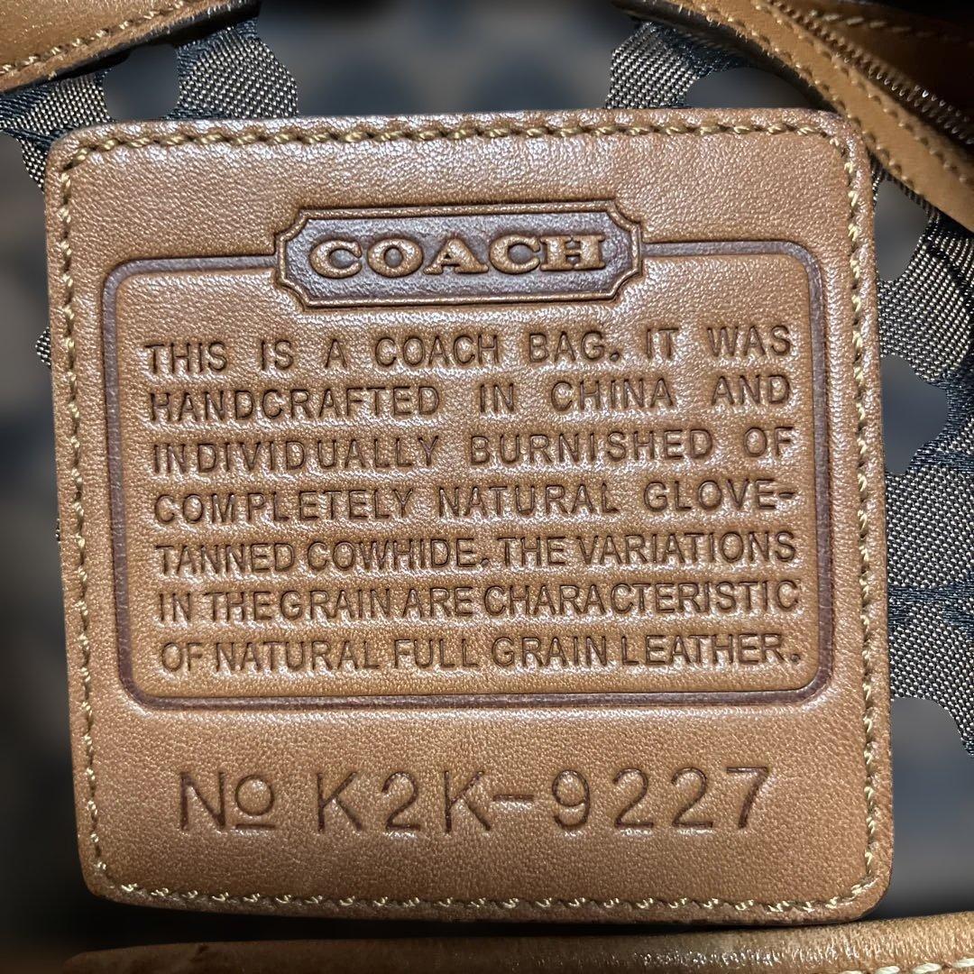 最終価格⭐️coach ワンショルダー レザーバッグ K2K-9227
