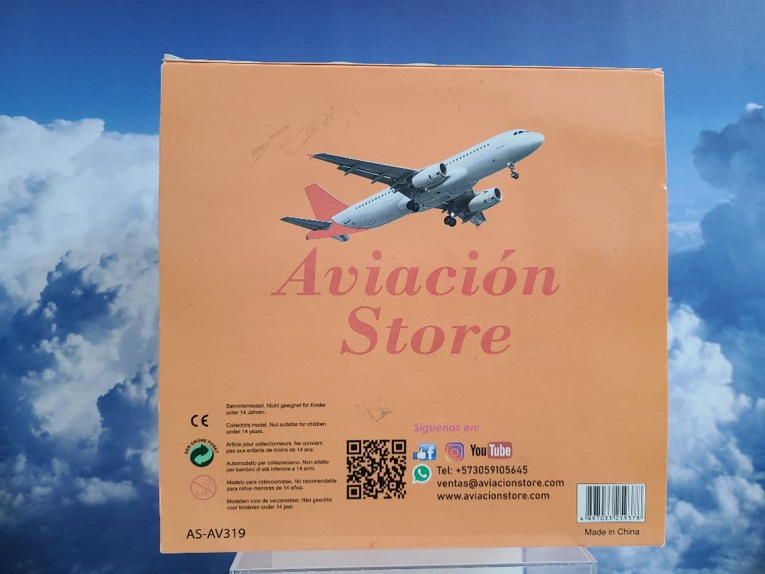 1/200 A319-112 アビアンカ航空 HK-4553 スタンド付属