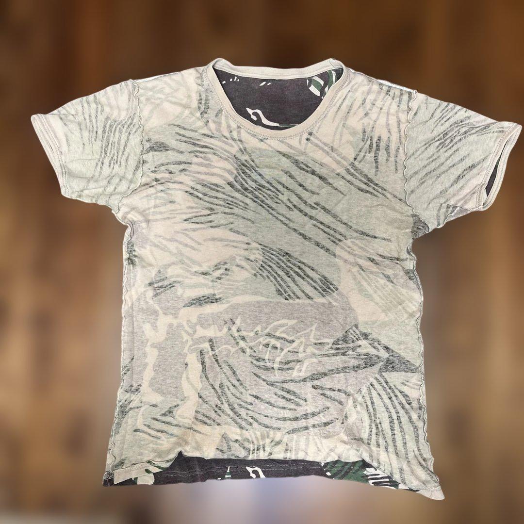 ローデシア迷彩Tシャツ、（Ｌサイズ）南アフリカ共和国製造