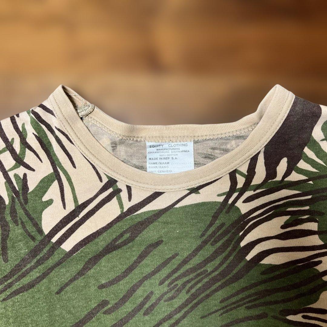 ローデシア迷彩Tシャツ、（Ｌサイズ）南アフリカ共和国製造
