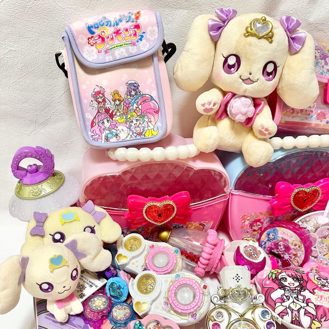 大量 プリキュアなど キャラクターグッズ ぬいぐるみ おもちゃ まとめ売り