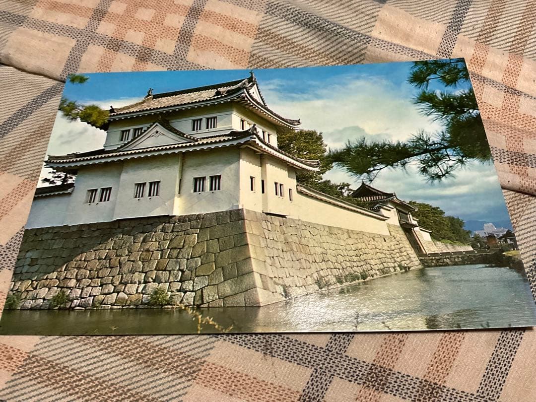 京都・奈良／昔の絵葉書　17枚入り。【表紙カバー破れあります　昭和ノスタルジー】