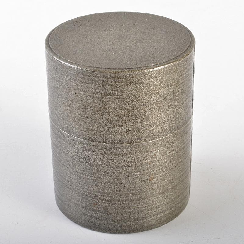 煎茶道具　間村自造　錫製　茶壷　茶心壷　約354g　M　R5698