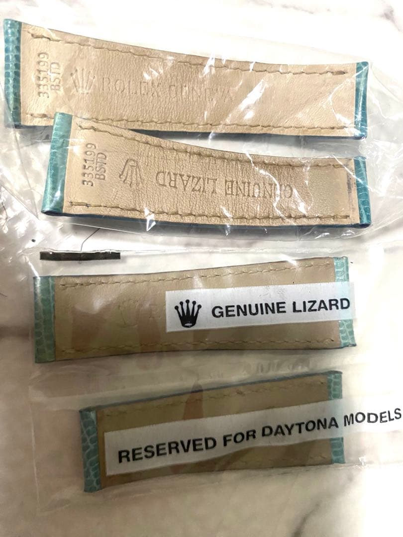 ロレックス　ビーチ　純正　ベルト　ブルー