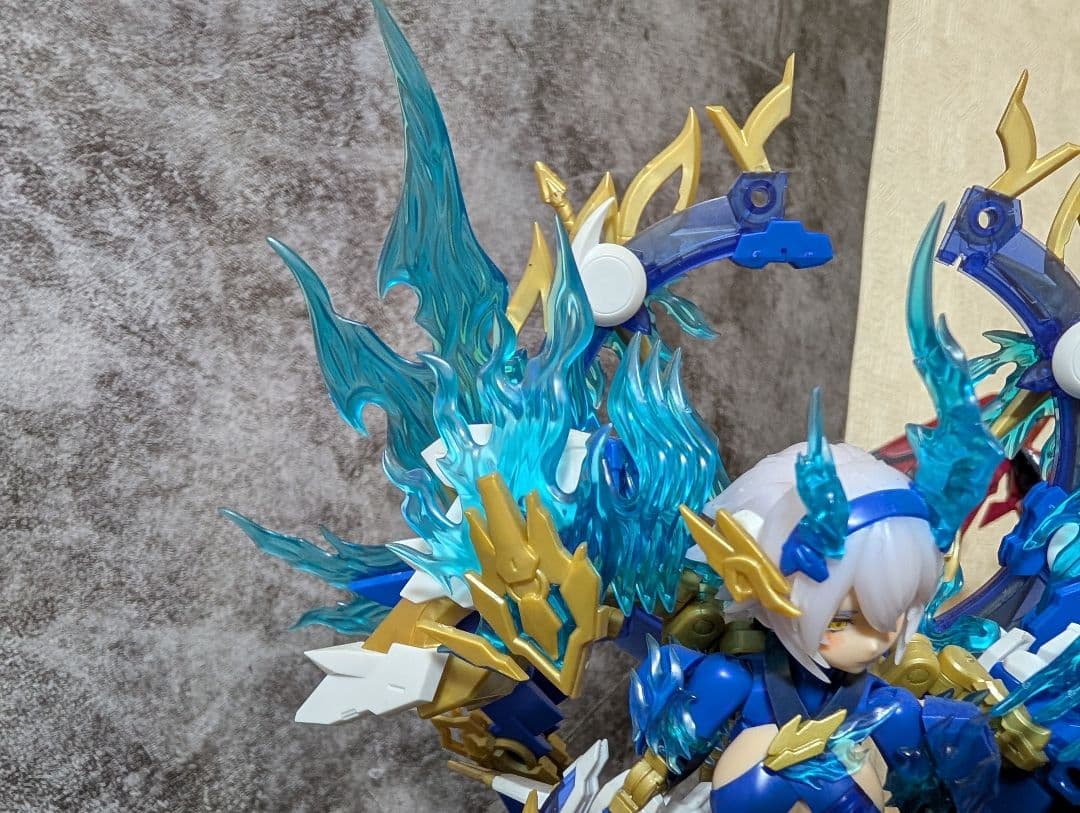 コトブキヤ　メガミデバイス 皇巫 スサノヲ 蒼炎　組立済