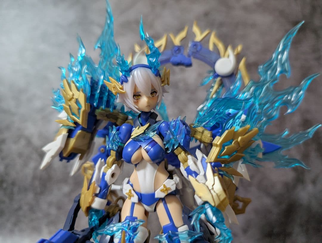 コトブキヤ　メガミデバイス 皇巫 スサノヲ 蒼炎　組立済