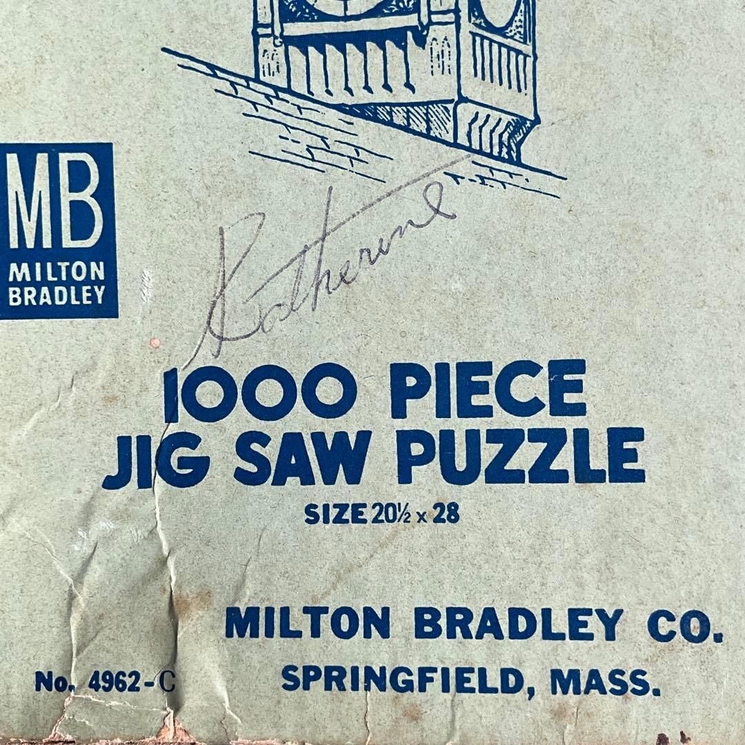 MILTON BRADLEY CO. アメリカ製 アンティーク ジグソーパズル