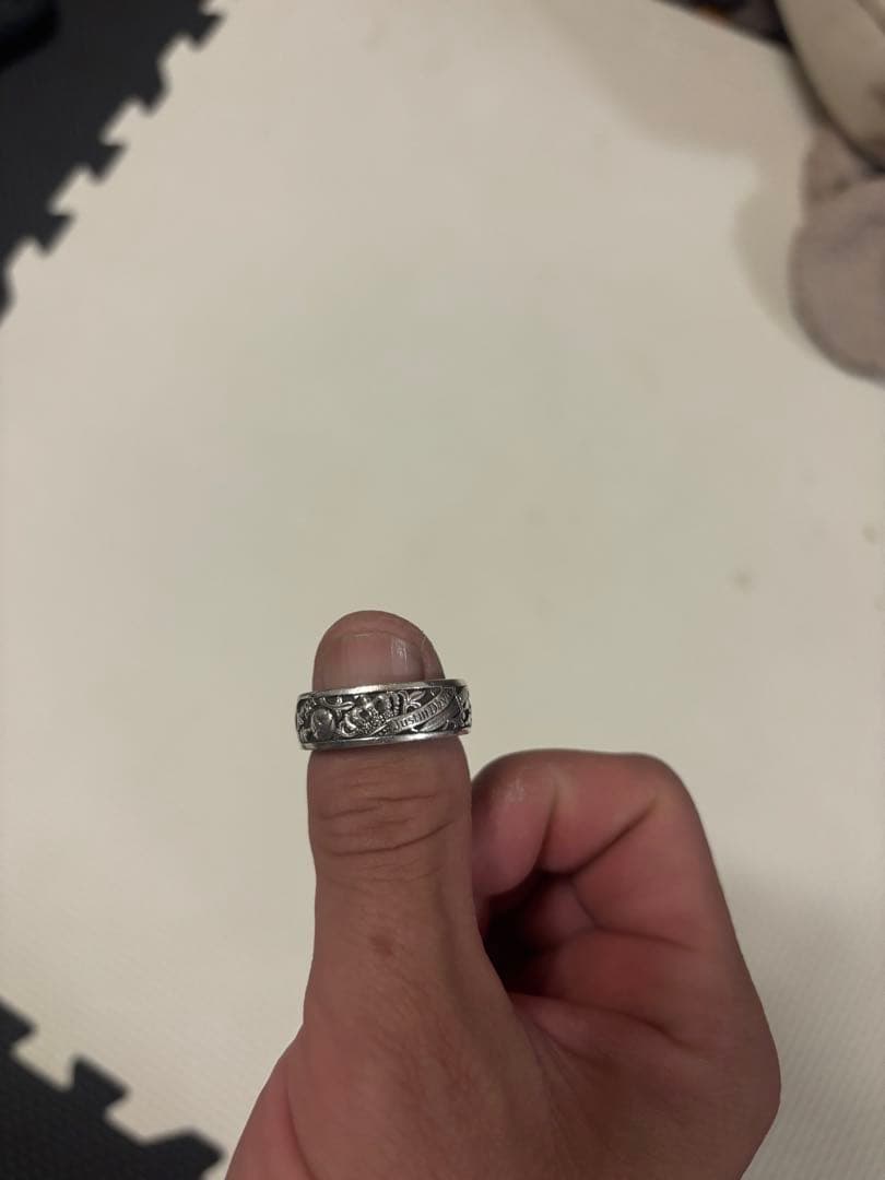 ジャスティンデイビス　925シルバー 彫刻リング