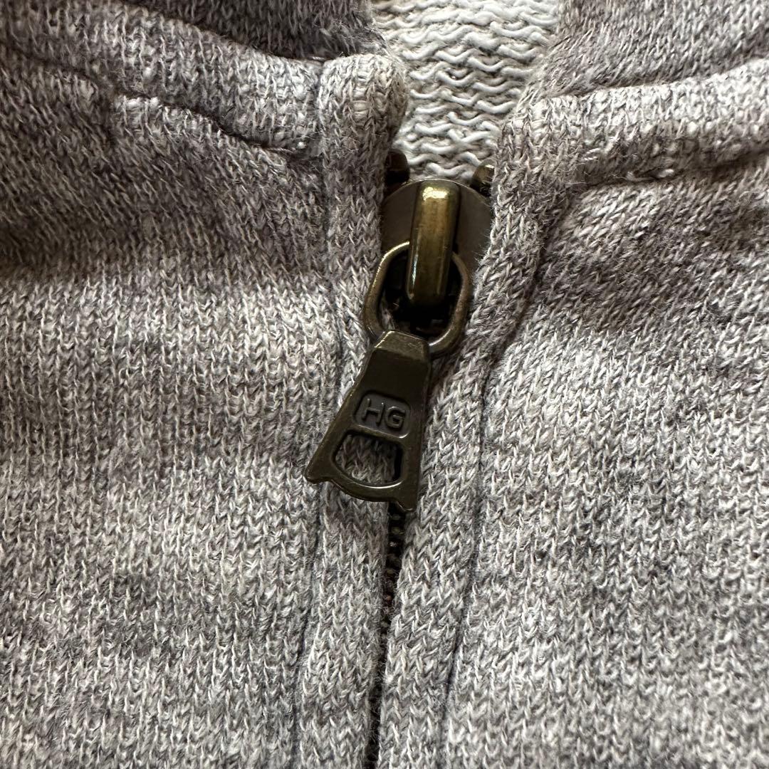 HYSTERIC GLAMOUR フルジップ パーカー ヒスガール グレー