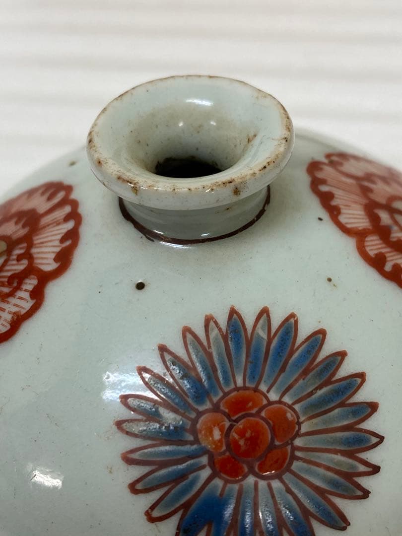 3-3036 平佐赤絵　油壺