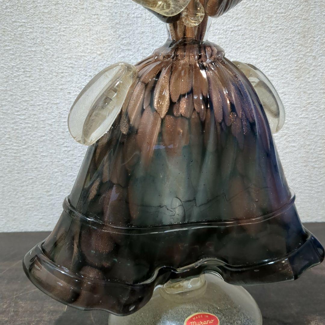 MURANO ベネチアグラス イタリア ガラス工芸品　M2239