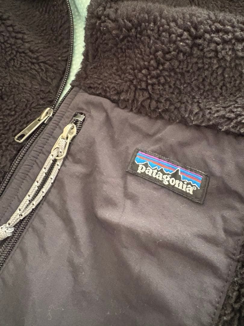 00年 USA製 patagonia レトロXベストブラック 黒 L