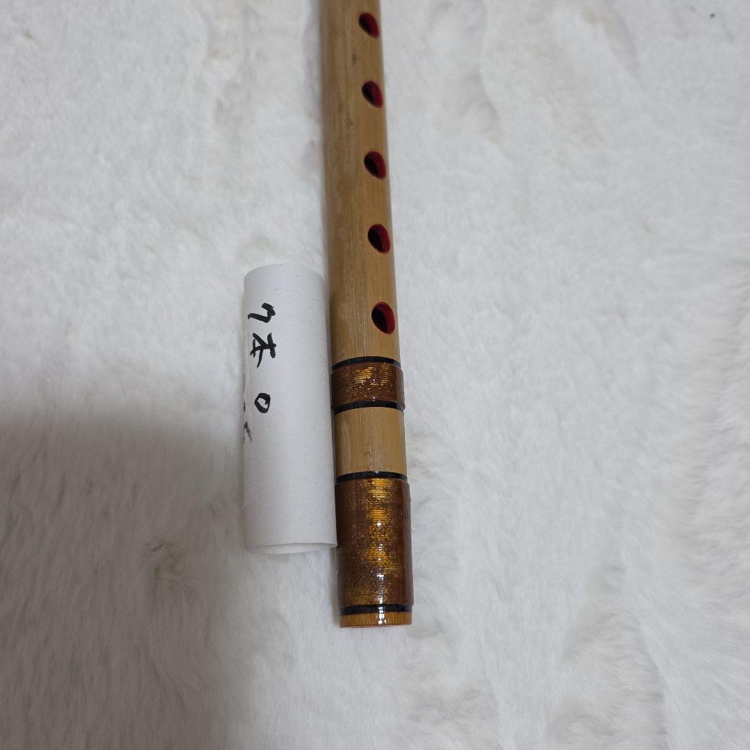 石見神楽を奏でる篠笛　父の手作り　石見地方伝統芸　 7穴 竹製 約102.5cm