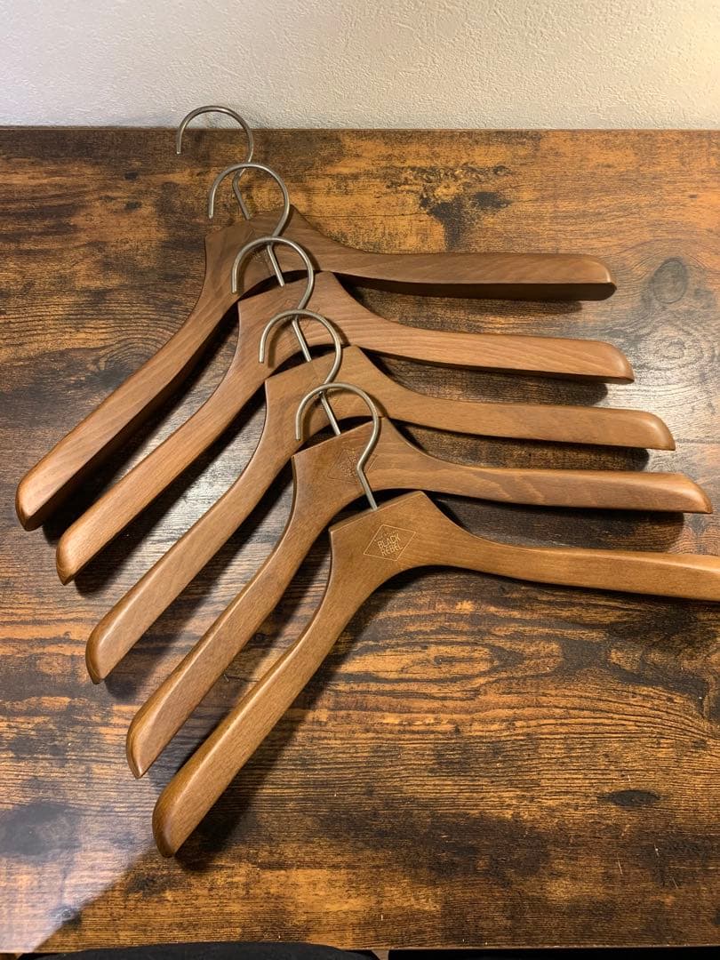 RUDE GALLERY BLACK REBEL ウッドハンガー17本セット